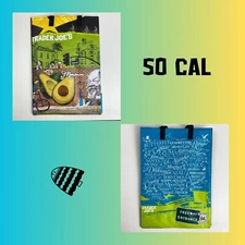 Trader Joes Re-useable Shopping Tote Gift Bag SO CAL Southern California NEW