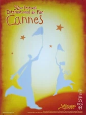 CANNES FILM FESTIVAL 1999 - ORIGINAL FRENCH POSTER - VERY RARE