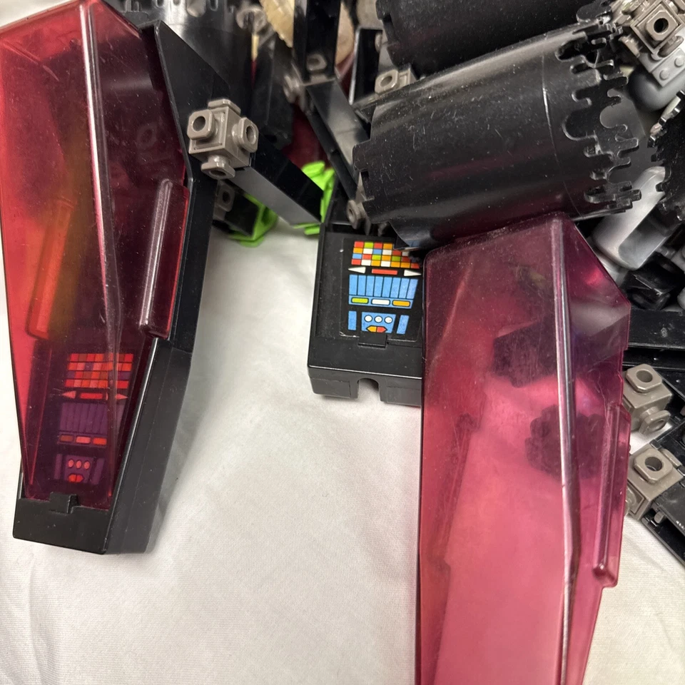 Lote Vintage Casi 5 Lbs. Fisher Price Construx años 80 piezas ruedas espacio Foto 2 de 4