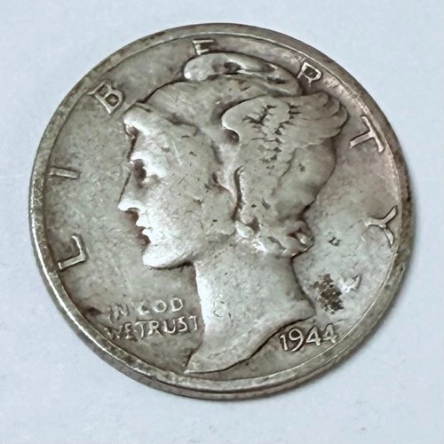 1944 Mercury Dime ~ FINE DETAILS~ 90% Silver #4626