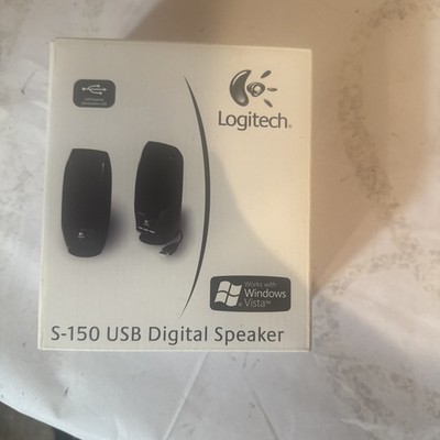 Logitech S150 Digital USB Stereo Computer Speakers - Black