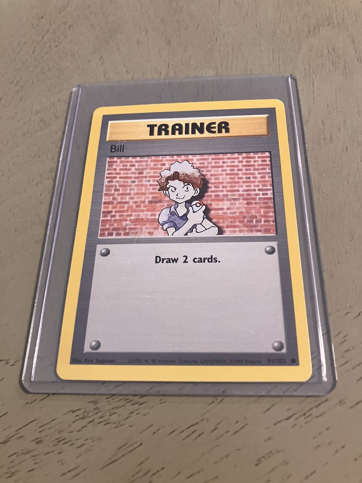 Pokemon Card Trainer Bill 91/102