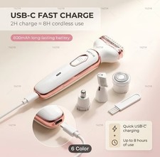 4 in 1 Women Electric Shaver Painless Razor Rechargeable Trimmer Hair Remover 5.00 per gallon
