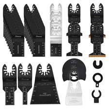 36 PCS Oscillating Saw Blades,Multitool Blades,Quick Release Multi Tool Blades f