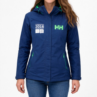HELLY HANSEN DAMEN MARINEBLAU KAPUZE ISOLIERT DOUBLE 3 in 1 JACKE Größe S