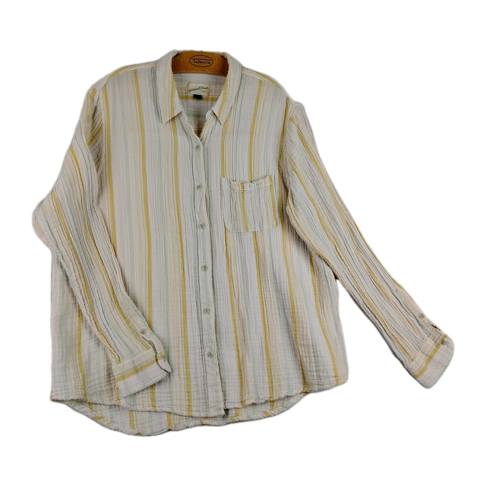 Universal Thread 100% Cotton Button Up Long Sleev… - image 1