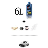 Hoffcar Wartungskit 4 Filter Und 6L ÖL FüR Mercedes Citan (W415) 108 CDI 55KW