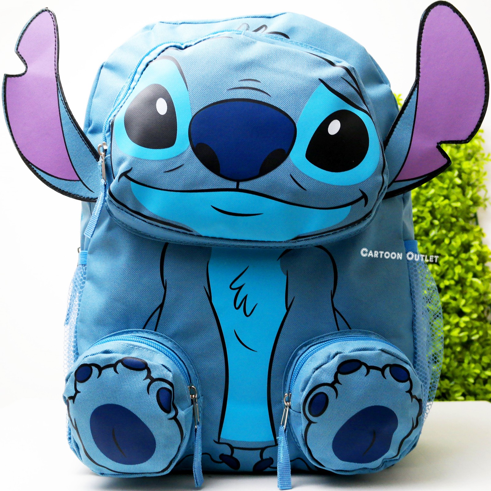 Mochila escolar grande Disney Lilo and Stitch bolsa de libros de 16 pulgadas