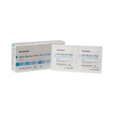 McKesson Skin Barrier Film, Sterile, No Sting Body Wipe, Individual Packet, 25 W