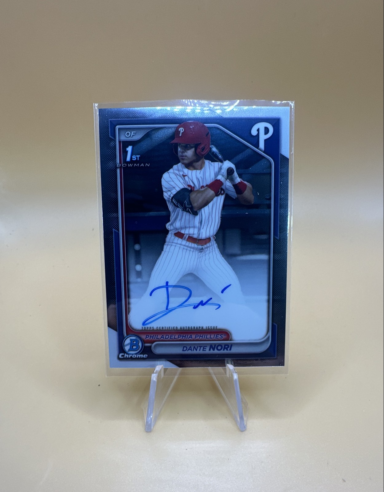 2024 Bowman Draft - Chrome Prospect Autographs Dante Nori #CPA-DN (AU, RC)