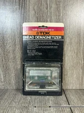 Vintage TDK HD-01 Head Demagnetizer Tape for Cassette Decks w/Manual & Case