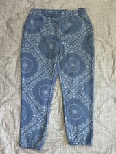 Live & Lounge Womens BF Jogger Sz L Blue Pais...