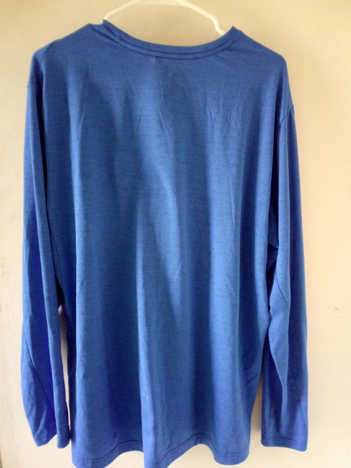 Camiseta gris manga larga Nike Legend Dri-Fit para hombre talla XXL azul real  Foto 4 de 4