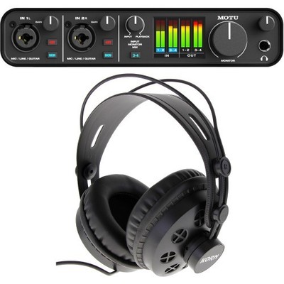 MOTU M4 USB Audio Interface + DK-880 Studiokopfhörer | Neu