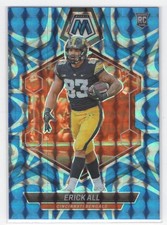 #382 Erick All 2024 Panini Mosaic Reactive Blue RC Cincinnati Bengals