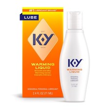 Warming Personal Lubricant Liquid 2.4 Fl Oz New Improved K Y Lube for Women