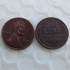 --1943-D Lincoln Wheat Penny Special Era--As shown in the figure