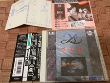 PC Engine Ys 3 Ys Ⅲ PC engine equipment CDROM2 PC engine NIHFALCOM HudsHuds Japa