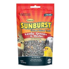 Higgins Sunburst Bird Treat Leafy Greens  Herbs 1 oz.