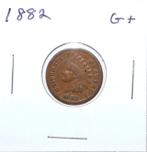 1882 US Indian Head Cent  G Good Free Shipping