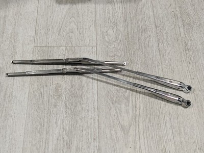 USSR chrome wiper arms with wiper blades 2 pc Lada 2101 2103 2105 2106 2107