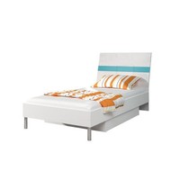 Betten Kinderbett Kinderzimmer Bett Kinderbett MöBel Holz Turkis Hochglanz Neu