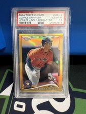 2014 Topps Chrome #MB-4 George Springer RC Gold Refractor #/250 PSA 10