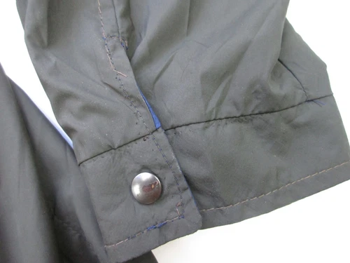 Mens 2XL Remy Rochester Jacket Reversible Windbreaker Leather Lambskin trim image 5