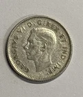 1947 Canada Silver Dime w/Maple Leaf King George - Silver