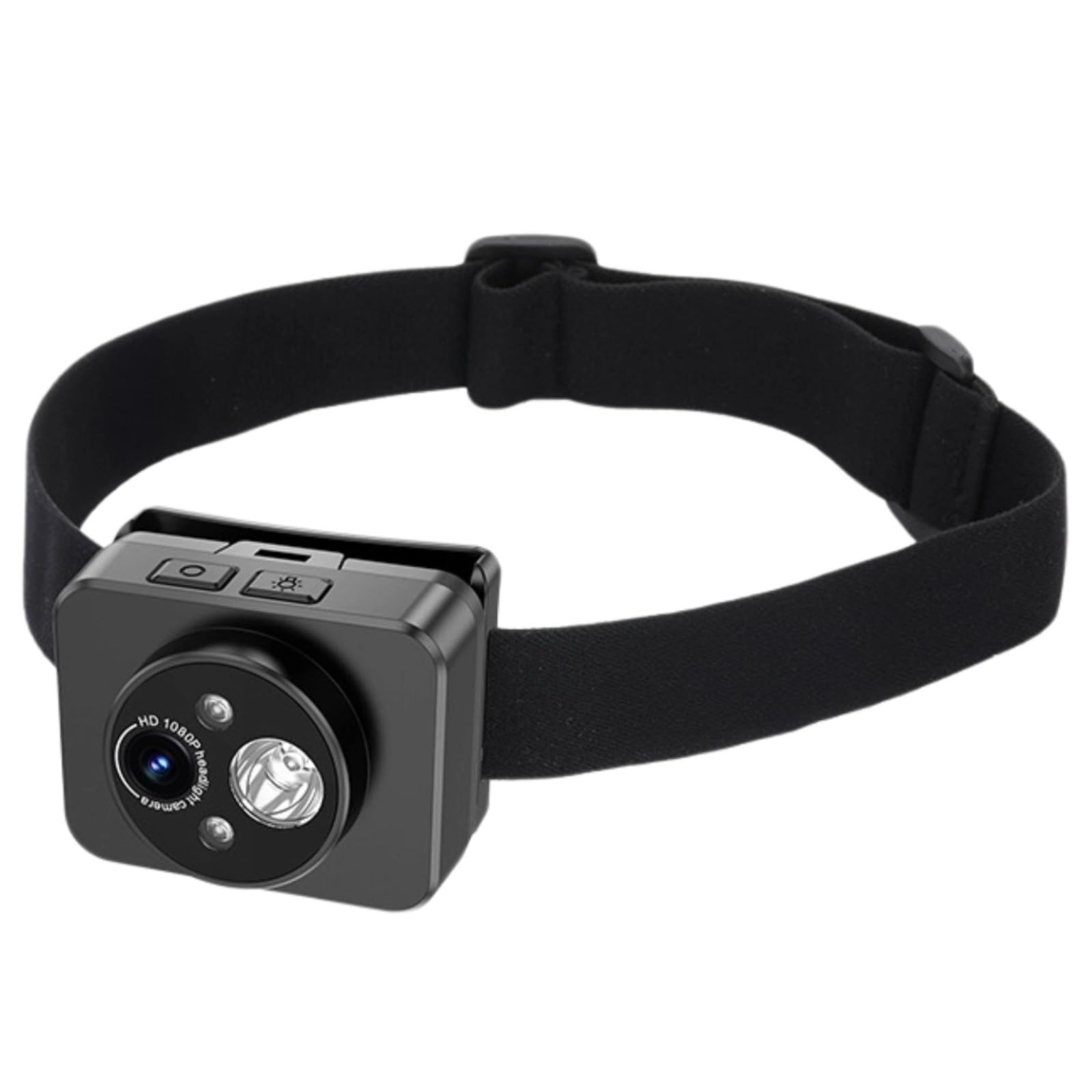 Head Mounted Camera, 1080P Sports Video Camera with LED Ligh