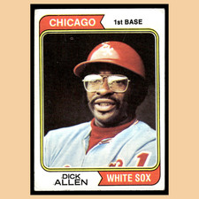 Dick Allen #70 1974 Topps Chicago White Sox Baseball Card MLB EX