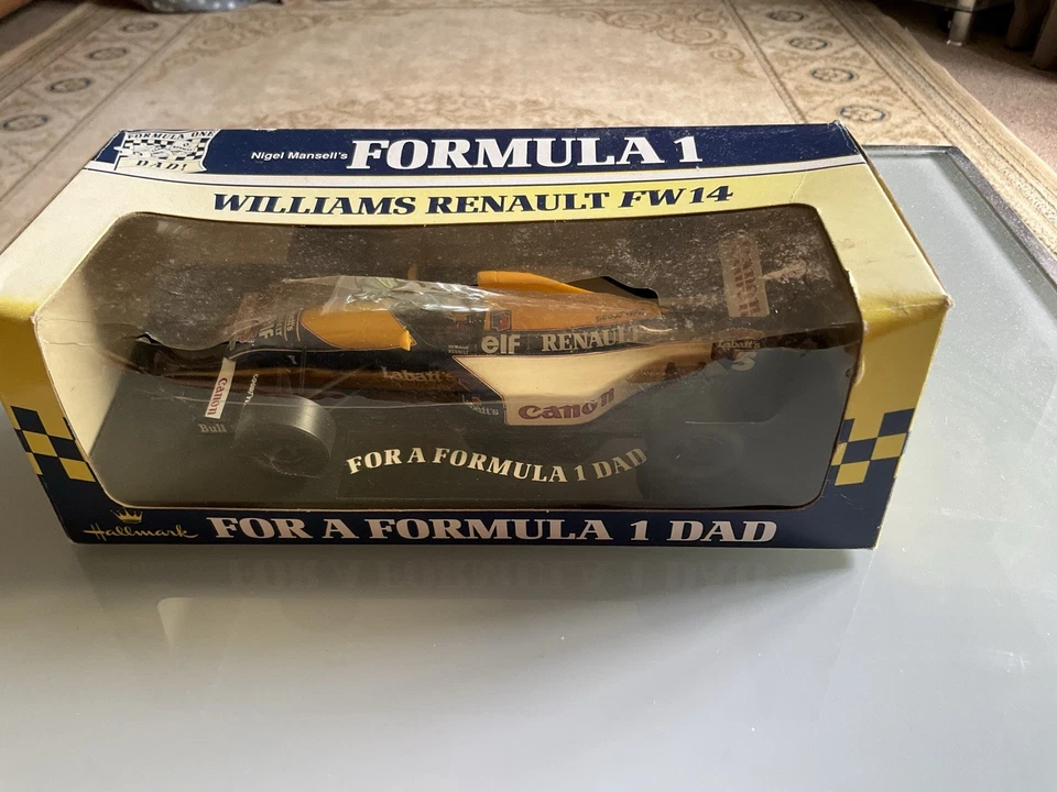 Onyx escala 1/24 diecast - F1 Williams Renault FW14 #5 Nigel Mansell en caja. Foto 2 de 4