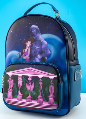 EXCLUSIVE Loungefly Disney Hercules Meg & Muses Backpack Bag NWT Statue Scene