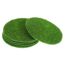  5 Pcs Fake Grass Decor Artificial Green Landscape Moss for Patio