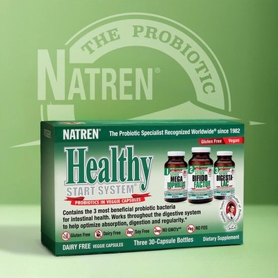 NATREN Healthy Start System - Three 30-Capsule Bottles ( 1 Pack )