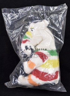 Fruchtstreifen Kaugummi Zebra Plüsch 1990 Yipes Neu Versiegelte Verpackung