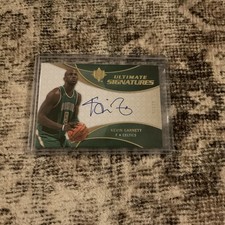KEVIN GARNETT 2008-09 UD ULTIMATE Collection SIGNATURES AUTO # 1/25 RARE Celtics