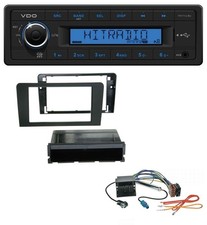 Autoradio USB VDO AUX 1DIN MP3 per Audi A3 8P 03-12 Symphony Quadlock