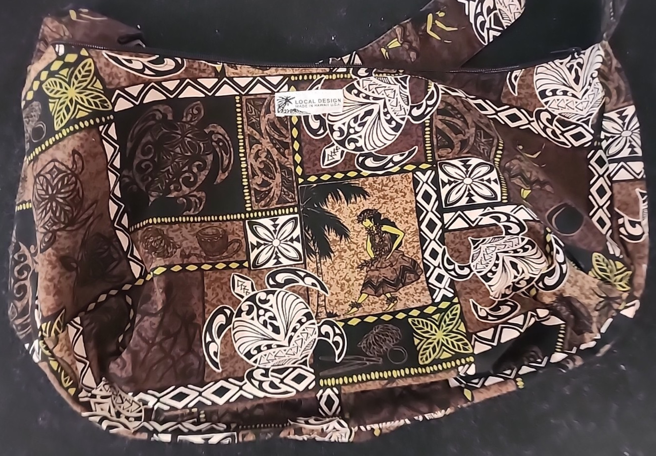 Local Design Hawaii Patchwork Turtle Hula Shoulde… - image 12