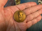 Bronze Dostoevsky Medal, Part of 1977 Soviet Series on Russian Authors