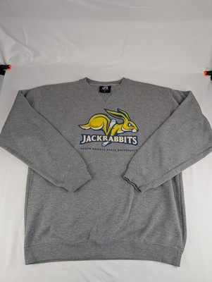 Men's L South Dakota State Jackrabbits SDSU Sweater Gray Vintage Large Bunny