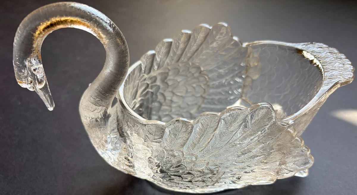 ウランガラス　スワン　キャンディディッシュ Cambridge Glass Swan for sale | eBay