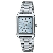 Casio LTP-V007D Women s Watch Tank Style Stainless Steel Quartz Classic