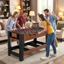 138CM Swivel Game Table with Metal Frame