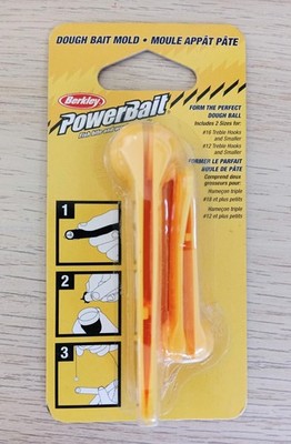 Berkley Dough Bait Mold Multi Species Technique #14/#16 Treble Yellow ...