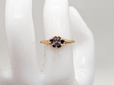 Antique Ostby & Barton $2K CERTIFIED NO HEAT Pink Sapphire 14k Yellow Gold Ring