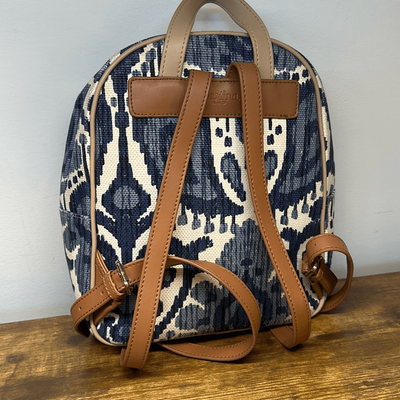 Spartina 449 Chloe Backpack Blue Daufuskie Island Natural 