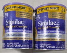 Lot of 2 Cans Similac Pro-Total Comfort 29.8oz EXP: 10/2026 Dented
