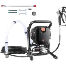 750W Stand Airless Paint Sprayer, 3000PSI High Efficiency Electric Airless Sp...