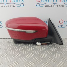 NISSAN X-TRAIL WING MIRROR RIGHT DRIVER SIDE IN RED AX6 POWER FOLD MK3 T32 2015